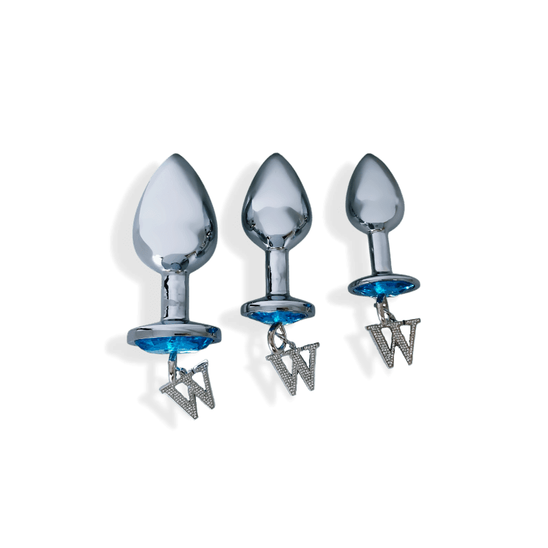 Opis – 3 piece luxury gem butt plug & anal training kit Opis – 3 piece luxury gem butt plug & anal training kit