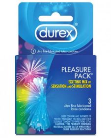 Durex Pleasure Pack 3 Pack Condoms (SKU: TCN-7607-01)